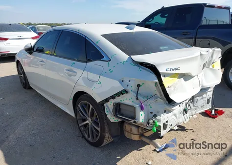 2023 Honda Civic Touring из США, поврежденный, VIN 2HGFE1F97PH318258